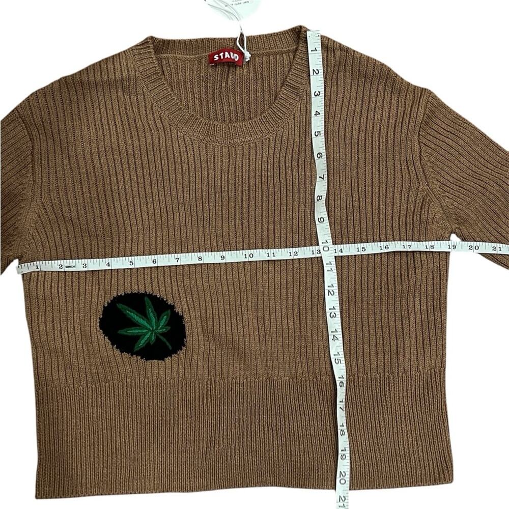 STAUD Weed Knit Sweater - NWT - Picture 6 of 7
